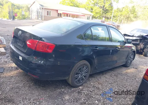 2012 Volkswagen Jetta 2.0L S из США, поврежденный, VIN 3VW2K7AJ2CM358072